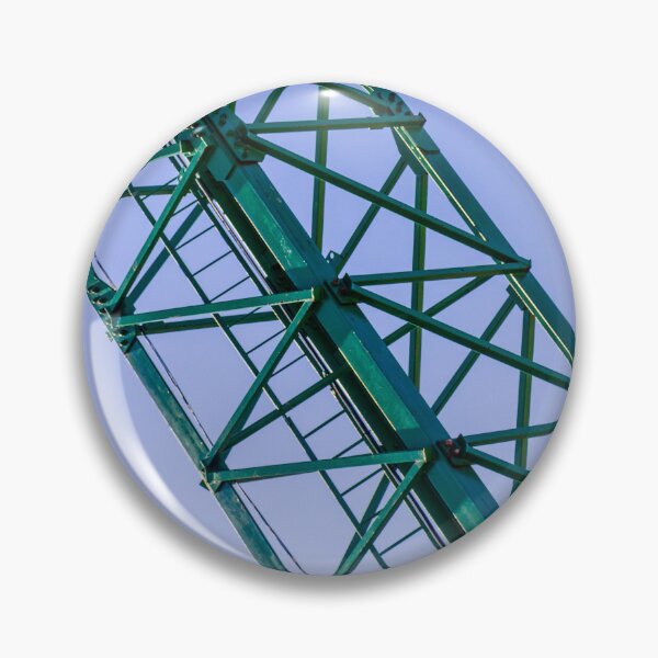 Item preview, Green Crane Arm and Metal Construction Structure Against Clear Blue Sky, Industrial Engineering Detail designed and sold by Nmallia.