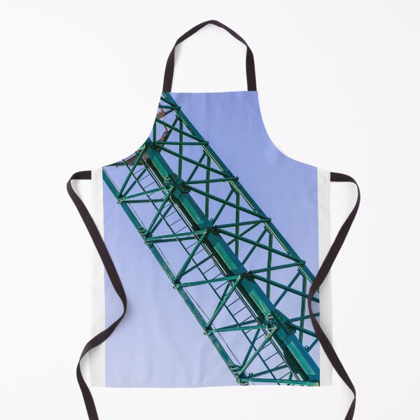 Item preview, Green Crane Arm and Metal Construction Structure Against Clear Blue Sky, Industrial Engineering Detail designed and sold by Nmallia.