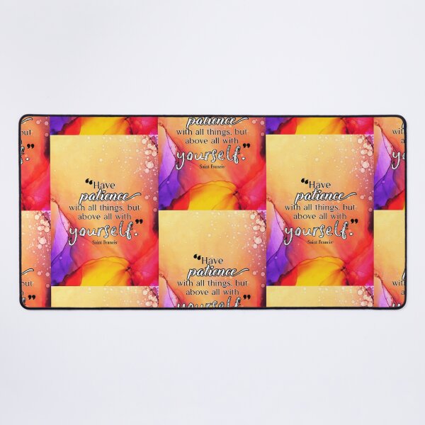 Item preview, Have Patience with Yourself, inspirational quote designed and sold by GiSilver.