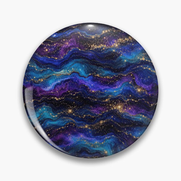 Item preview, Purple Golden Nebula Horizontal Print designed and sold by Inkworksbyshery.