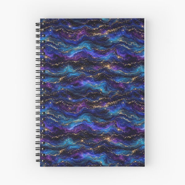 Item preview, Purple Golden Nebula Horizontal Print designed and sold by Inkworksbyshery.