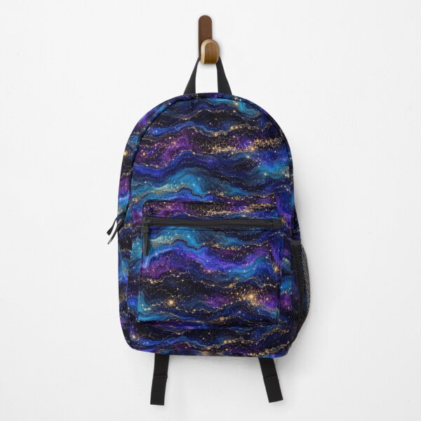 Item preview, Purple Golden Nebula Horizontal Print designed and sold by Inkworksbyshery.