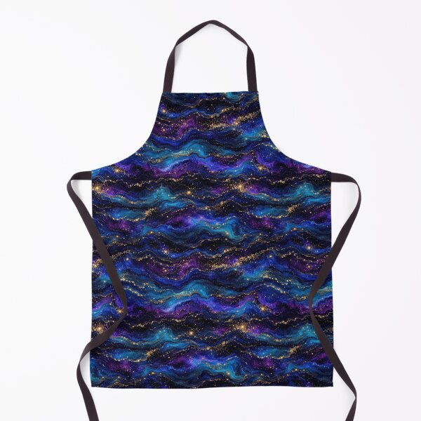 Item preview, Purple Golden Nebula Horizontal Print designed and sold by Inkworksbyshery.