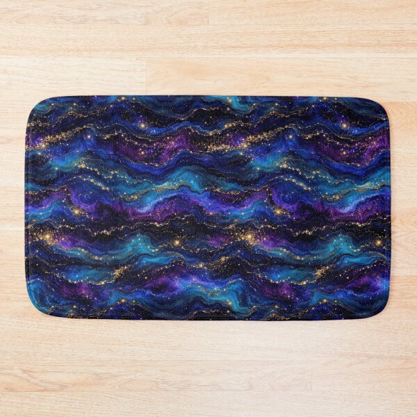 Item preview, Purple Golden Nebula Horizontal Print designed and sold by Inkworksbyshery.