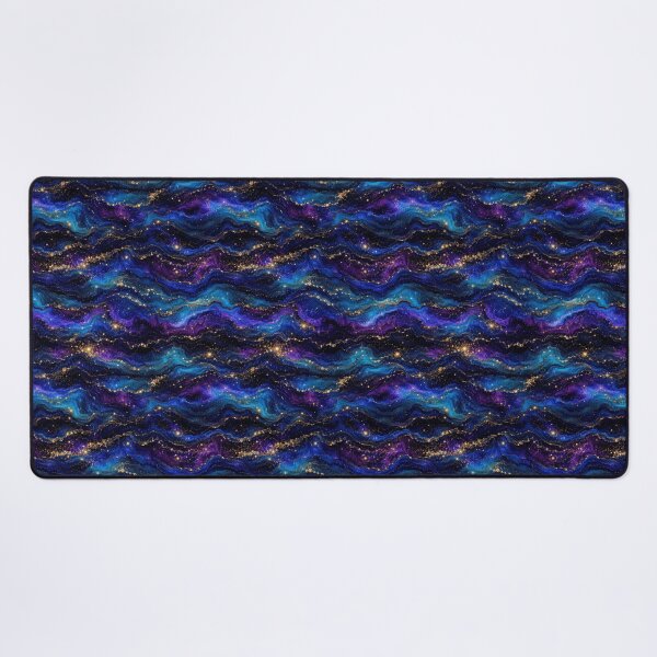 Item preview, Purple Golden Nebula Horizontal Print designed and sold by Inkworksbyshery.