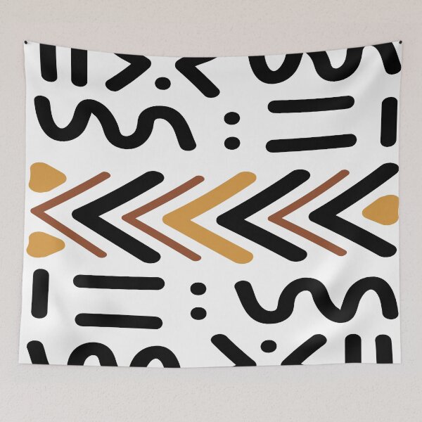 Item preview, Traditional Bogolan Pattern – African Textile Art & Ethnic Design designed and sold by Wolagno.