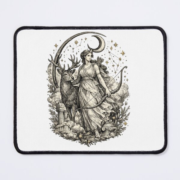 Item preview, Artemis—Huntress Beneath the Crescent Moon designed and sold by ChicClicker.