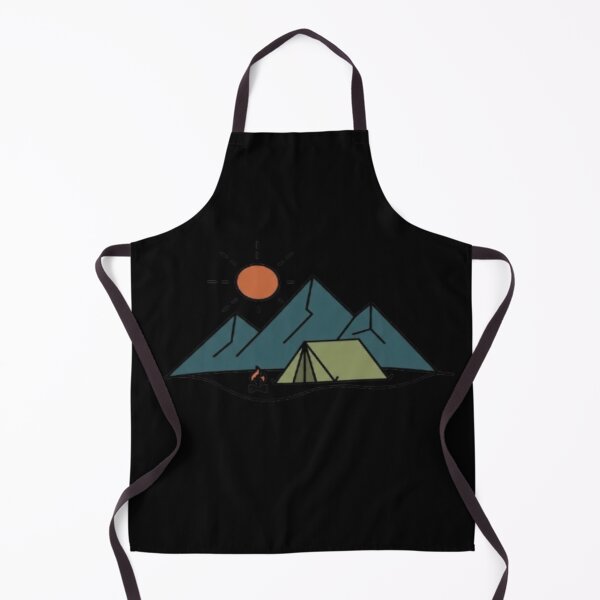 Item preview, Minimalist Camping Mountain and Tent Illustration designed and sold by DailySparks.
