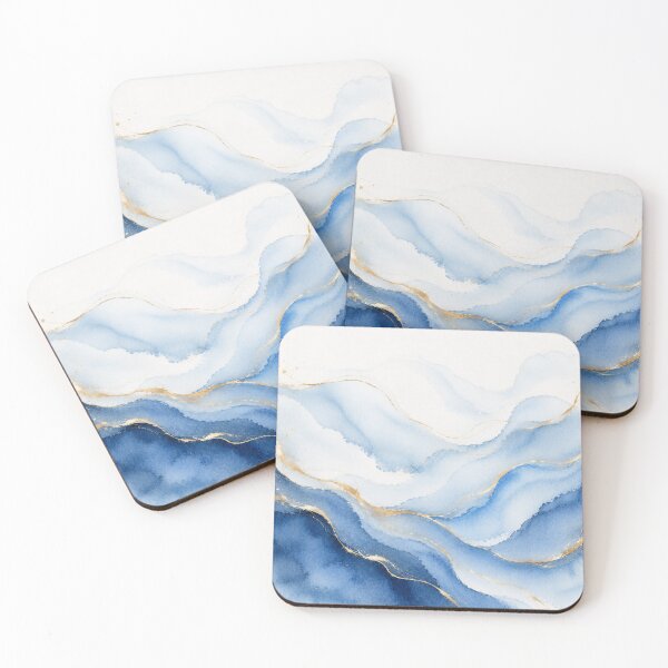 Item preview, Celeste Abstract V – Echoes of Serenity designed and sold by Esencia Argentina.