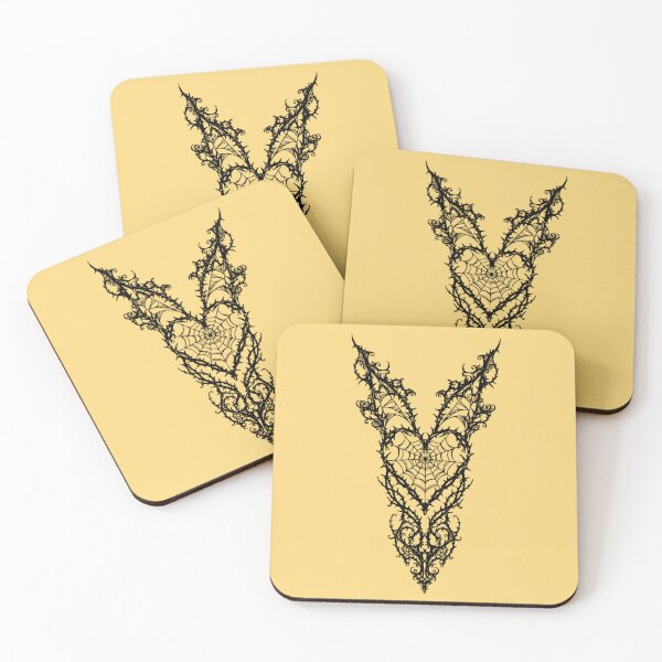 Item preview, Thorn Heart Spiderweb Gothic Ornament designed and sold by puzzell.