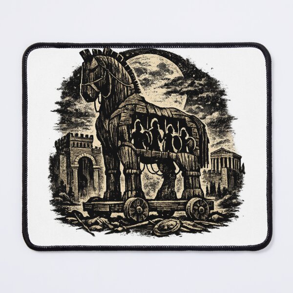 Item preview, The Trojan Horse—The Fall of Troy designed and sold by ChicClicker.