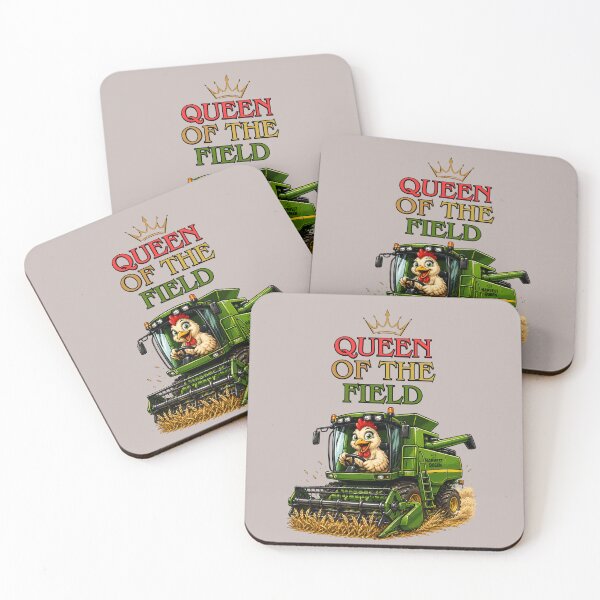 Item preview, Queen of the Field – Funny Chicken Combine Harvester designed and sold by Aimetoi.