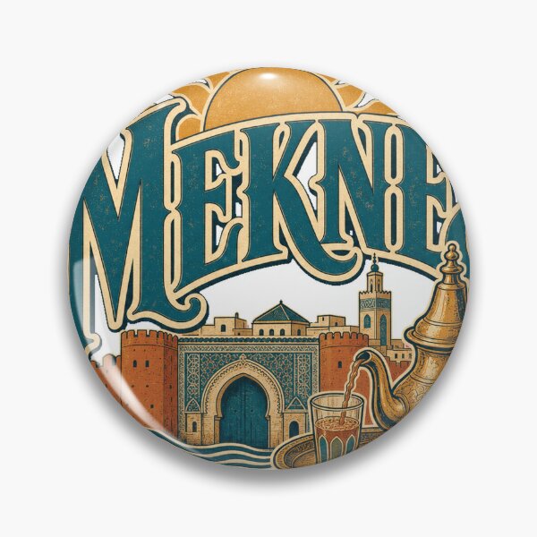 Item preview, Meknes Morocco Retro Signpainter Lettering Art designed and sold by VisualArtsOasis.