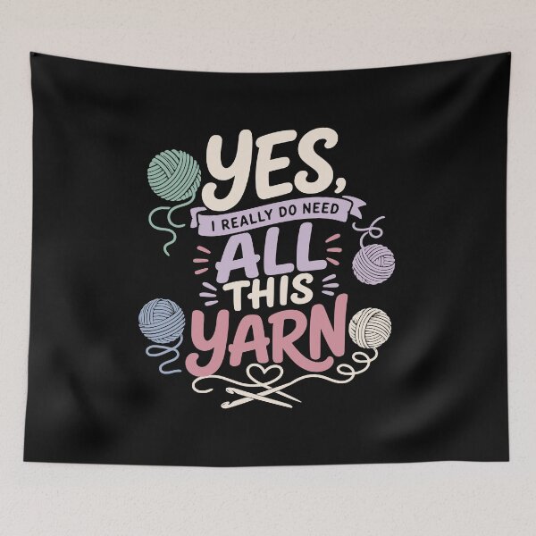 Item preview, the knitting funny knitting quote designed and sold by kiakuki.