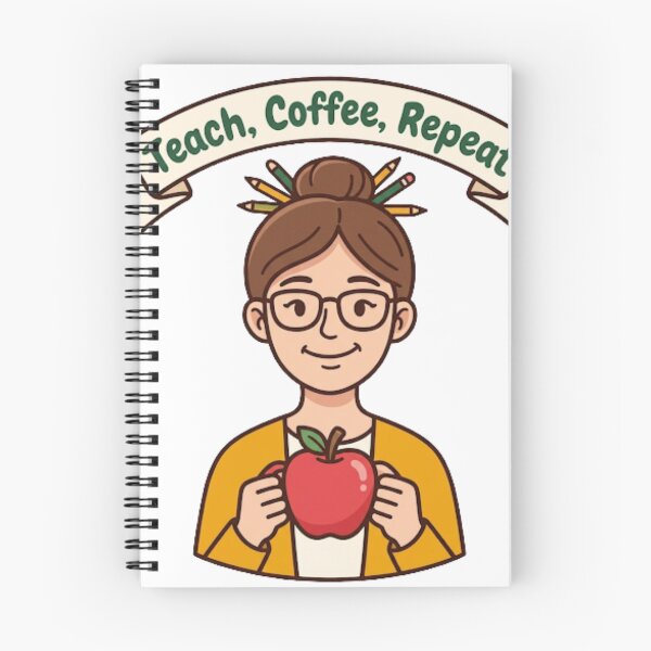 Item preview, Funny Teacher Coffee Apple Mug Back to School Design designed and sold by NeonNerd Studio.