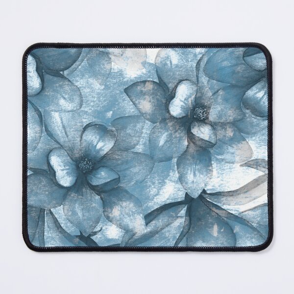 Item preview, ​Abstract Indigo Floral Blossom Print designed and sold by ​Jyoti Digital Artist.