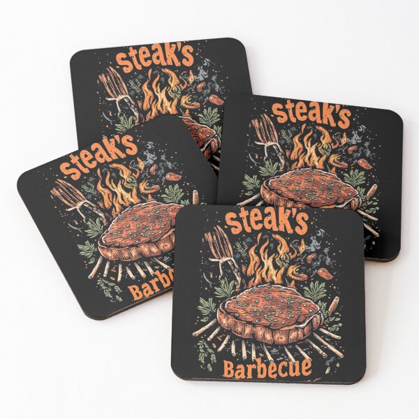 Item preview, Steak's on barbecue designed and sold by Navy67.