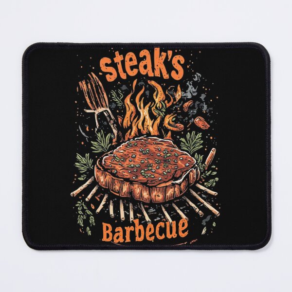 Item preview, Steak's on barbecue designed and sold by Navy67.