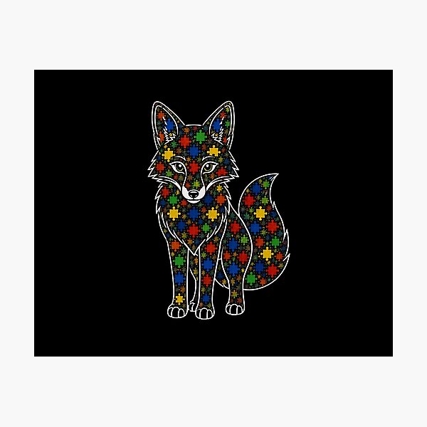 Item preview, Autism Awareness- Red Fox designed and sold by CaptainAutism12.