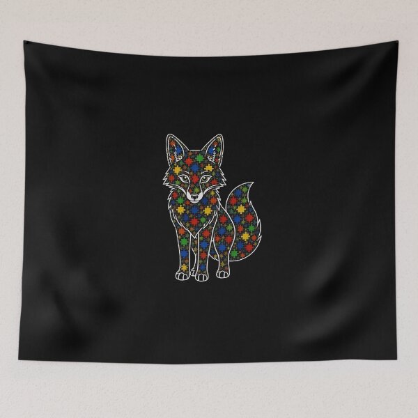 Item preview, Autism Awareness- Red Fox designed and sold by CaptainAutism12.