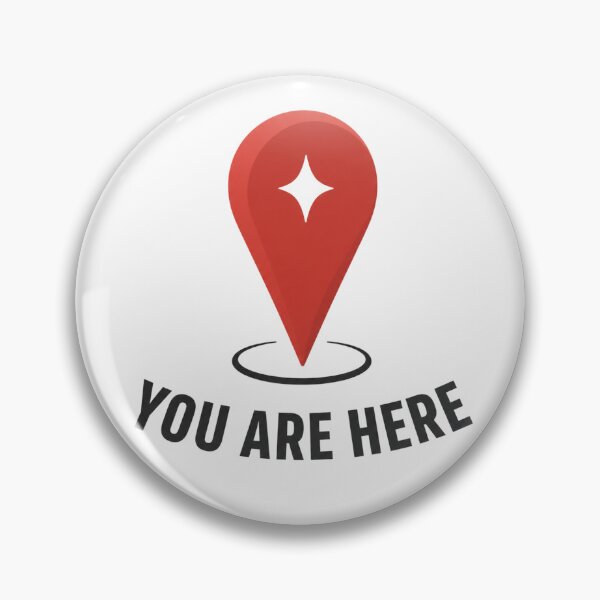 Item preview, You Are Here | Minimalist Location Pin for Travelers designed and sold by QuietSpark.