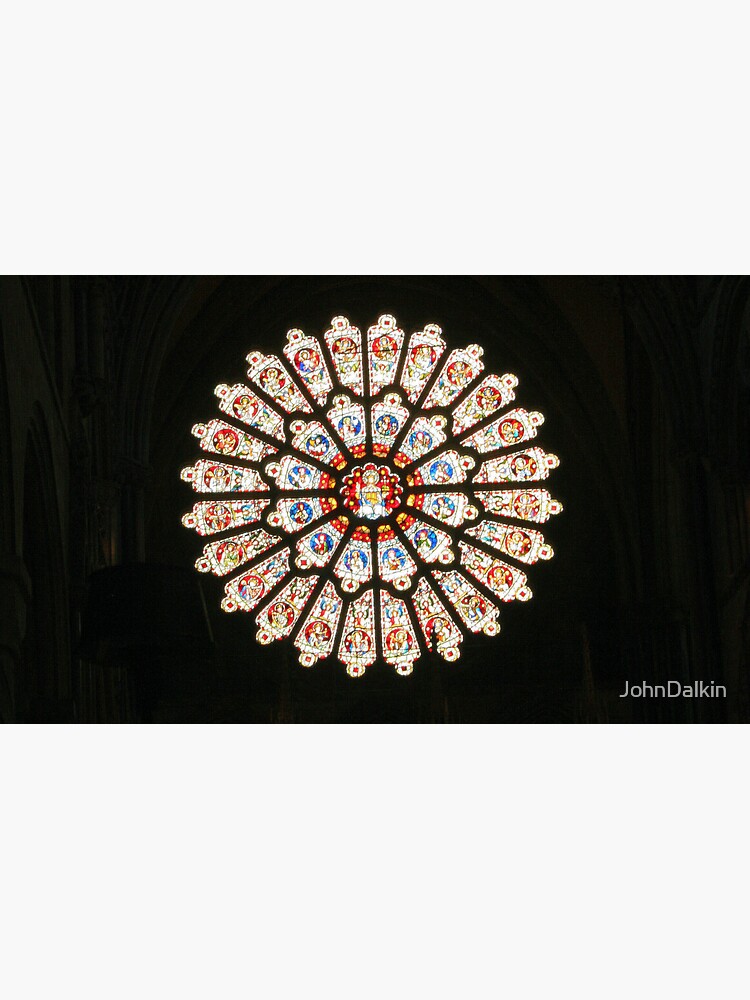 "Durham Cathedral Rose Window" Sticker for Sale by JohnDalkin Redbubble