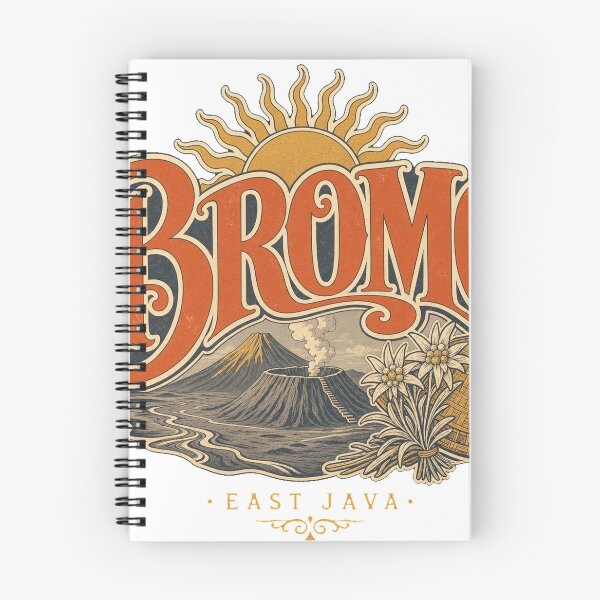 Item preview, Bromo Indonesia Retro Signpainter Lettering Art designed and sold by VisualArtsOasis.