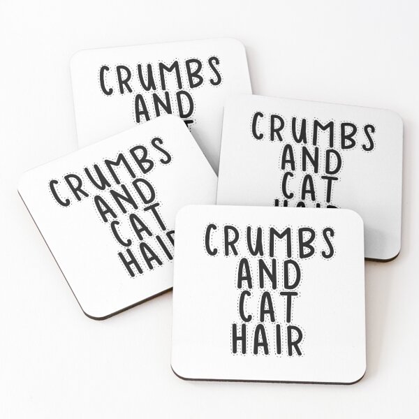 Item preview, Text Typography Crumbs and cat hair Cat + Baking designed and sold by Typetextstudio.