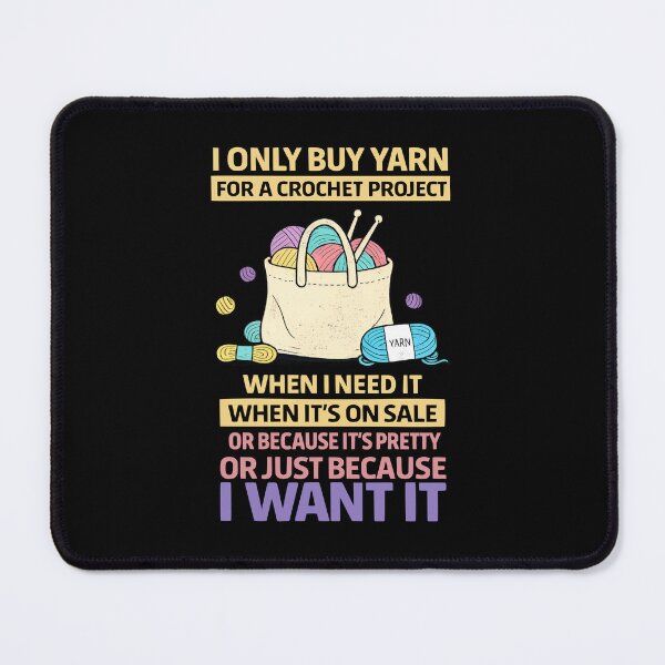 Item preview, the crochet funny crochet quote crochet designed and sold by kiakuki.