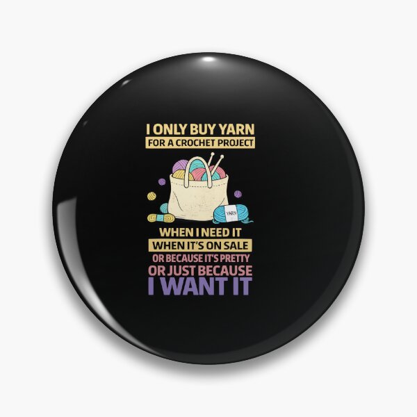 Item preview, the crochet funny crochet quote crochet designed and sold by kiakuki.