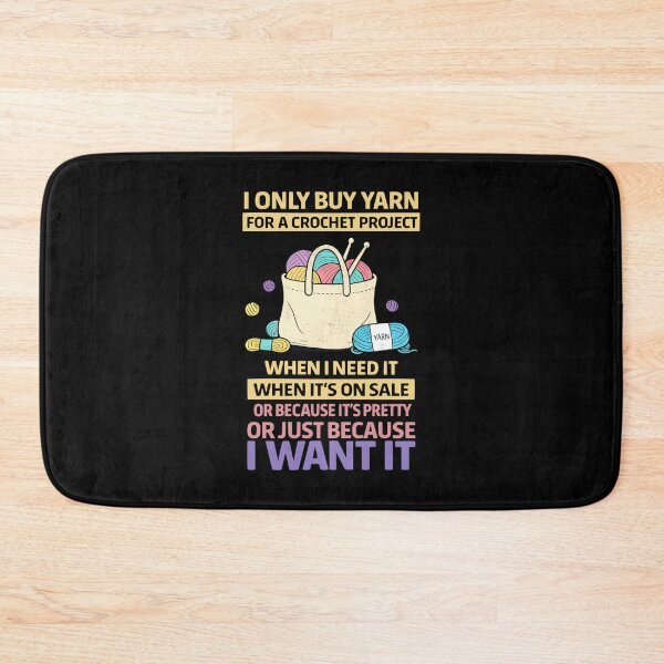 Item preview, the crochet funny crochet quote crochet designed and sold by kiakuki.
