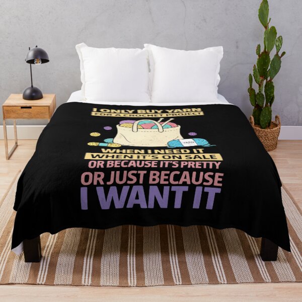 Item preview, the crochet funny crochet quote crochet designed and sold by kiakuki.