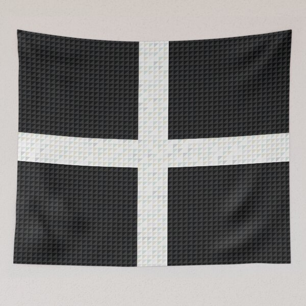 Item preview, Geometric Cornwall Flag designed and sold by fimbisdesigns.