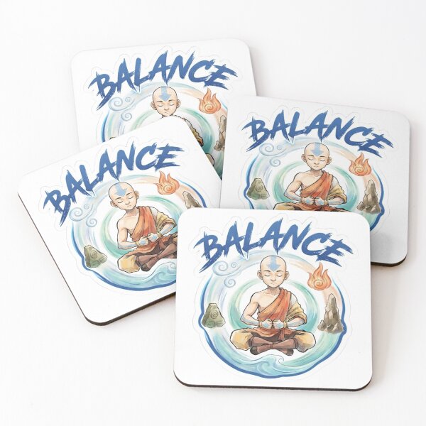 Item preview, Aang Balance Four Elements - Avatar The Last Airbender Cool Sticker⁠ designed and sold by 0Zetgest.