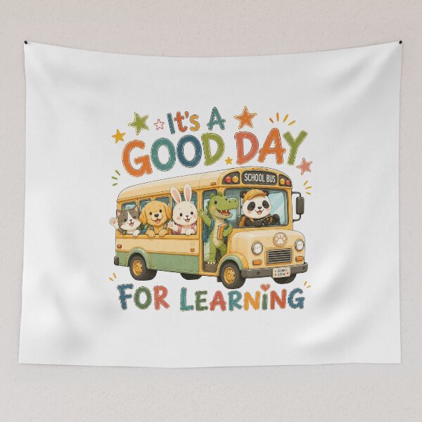 Item preview, It's A Good Day For Leaning, Back To School, Last Day Of School, Education designed and sold by vintagearttee.