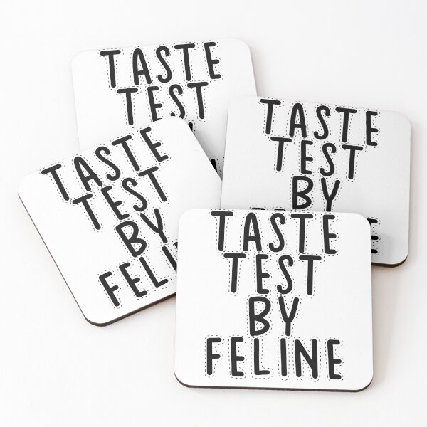 Item preview, Text Typography Taste test by feline Cat + Baking designed and sold by Typetextstudio.