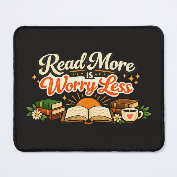 Item preview, Read More Worry Less designed and sold by DaVinci_drop.