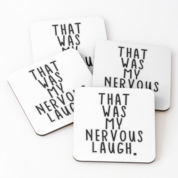 Item preview, Text Typography That was my nervous laugh. Awkward Social Humor designed and sold by TypeboldStudio.