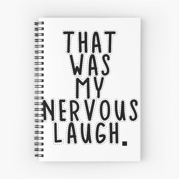 Item preview, Text Typography That was my nervous laugh. Awkward Social Humor designed and sold by TypeboldStudio.