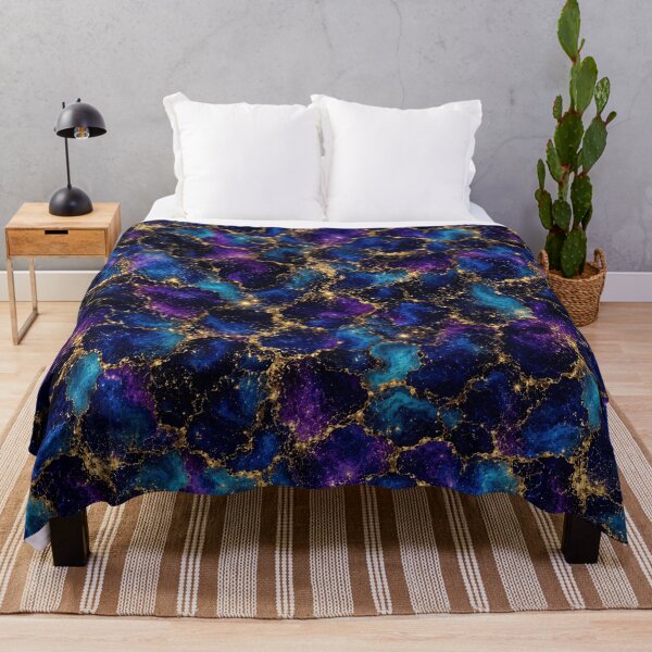 Item preview, Golden Nebula Marbled Gold Wave Art designed and sold by Inkworksbyshery.