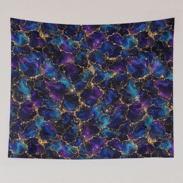 Item preview, Golden Nebula Marbled Gold Wave Art designed and sold by Inkworksbyshery.