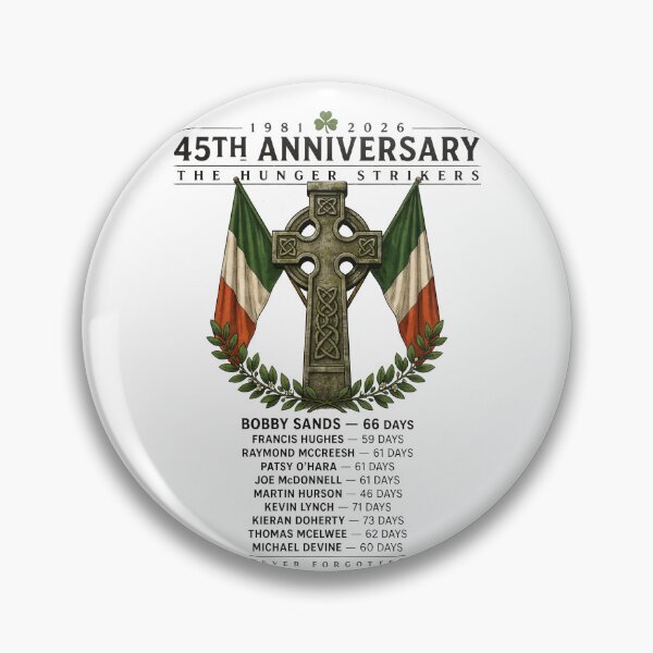 Item preview, Irish Hunger Strikers 45th Anniversary Commemorative Design designed and sold by CELTIC-DESIGNS.