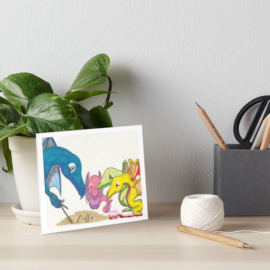 Item preview, Art Board Print designed and sold by A-P-Ink.