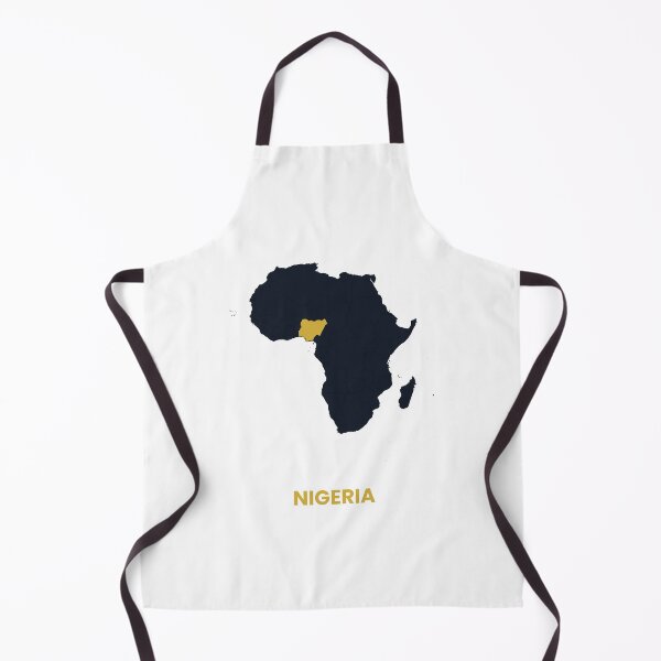 Item preview, Nigeria Highlighted on Africa Map Print designed and sold by Whoopau.