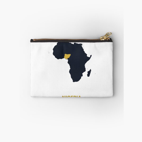 Item preview, Nigeria Highlighted on Africa Map Print designed and sold by Whoopau.