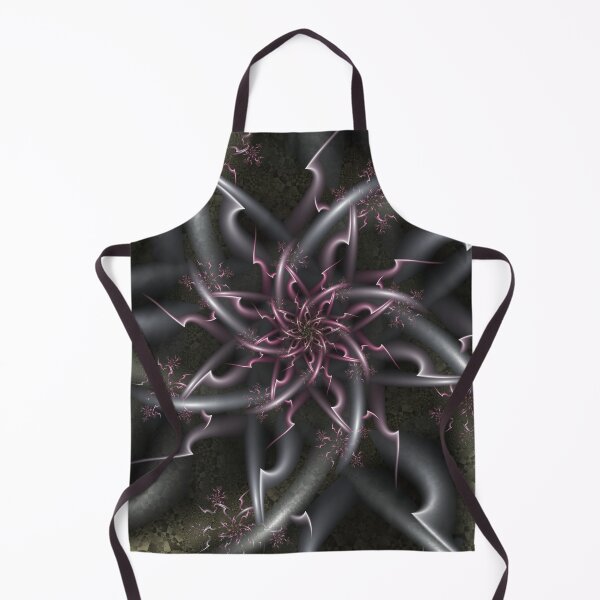 Item preview, Dusky Silver Metallic Starburst Rose Fractal designed and sold by pinkal.