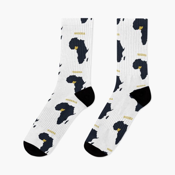 Item preview, Nigeria Highlighted on Africa Map Print designed and sold by Whoopau.