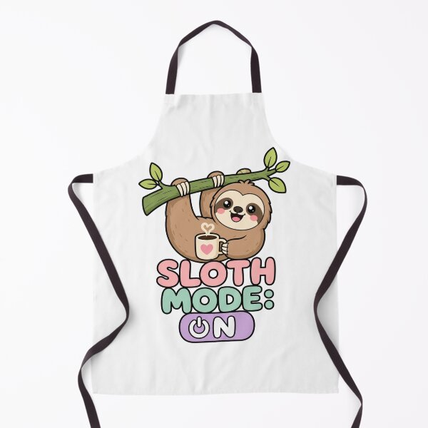 Artikelvorschau, Sloth Mode On Süßes Kawaii Faultier entworfen und verkauft von BoosterShop.