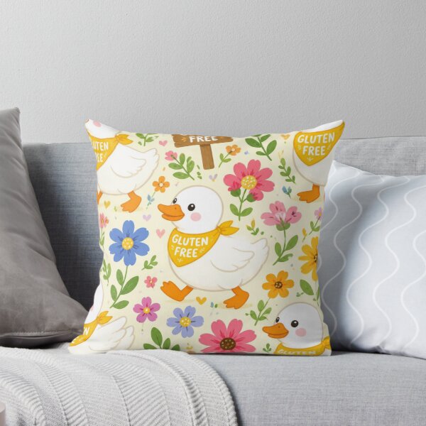 Item preview, Happy Gluten Free Duck Pattern | Cute Floral Ducklings designed and sold by My Gluten Free Life UK.