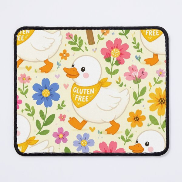 Item preview, Happy Gluten Free Duck Pattern | Cute Floral Ducklings designed and sold by My Gluten Free Life UK.